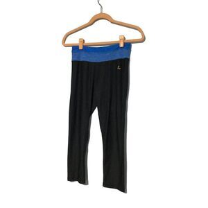 RBX Women's Yoga Capri Pants Black Blue Size SM